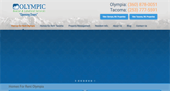 Desktop Screenshot of olyrents.com