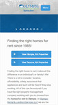 Mobile Screenshot of olyrents.com
